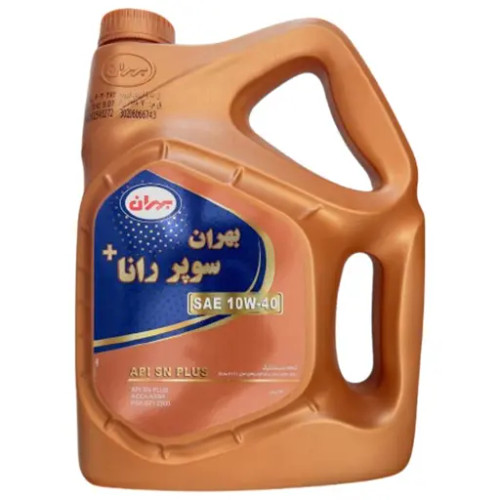 روغن موتور بهران سوپر رانا پلاس 10W40 SN چهار لیتری