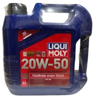 روغن موتور خودرو لیکومولی تورینگ هایتک 20W-50 SN چهار لیتری
