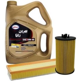 پکیج روغن موتور بهران رانا ۴ لیتر 10w40 SM مناسب رنو L90 به همراه اکتان بهران